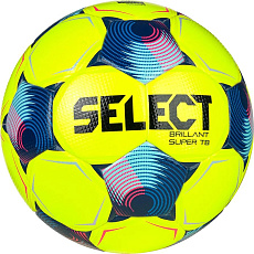 Мяч футб. SELECT Brillant Super TB V25, 3615971552,р.5, FIFA PRO, ПУ, 32 пан. термосш, желтый