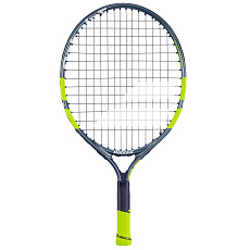 Ракетка б/т дет. BABOLAT Carlitos Jr  21 Gr000, 140522, для 5-7лет, алюм, со струн, серо-салатовый