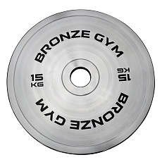 Диск олимпийский BRONZE GYM стальной 15 кг