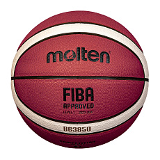 Мяч баск. MOLTEN B6G3850 р.6, FIBA Appr, синт.комп.кожа (ПУ),12 пан,бут.кам,нейл.корд,кор-беж-чер