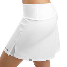 Юбка-шорты тренир. жен. HEAD Club Basic Skort Long W 814539-WH-L,р.L,92%полиэстер,8% эластан,белый