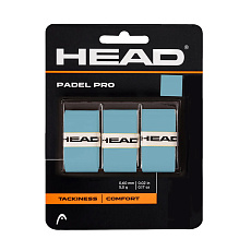 Овергрип Head Padel Pro, 285111-BL, 0.6 мм, 3 шт, голубой