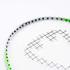 Ракетка бадм. TORRES Hobby1, BD23504, для начинающ.,стал. стерж и обод, со струнами, зелёный