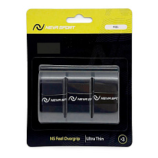 Овергрип NEVA SPORT Feel, UOA4-105, упак. по 3 шт, 0.45 мм, 110см, черный
