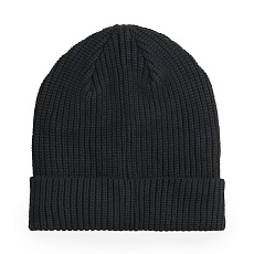 Шапка PUMA ESS №1 Logo Patch Mid Crown Beanie, 02748601, полиэстер, черный