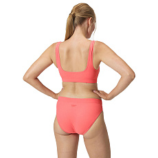 Купальник SPEEDO Textured Deep U-Back Bikinis, 8-00387517926, размер 30, российский размер 42, полиамид, эластан, полиэстер