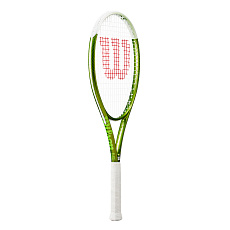 Ракетка б/т Wilson Blade Feel Team 103, WR117710U1, для любителей, алюминий, со струнами, бело-зел