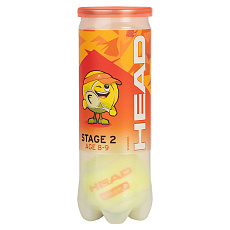 Мячи для большого тенниса детский HEAD Stage 2 Orange 578423, 3шт.