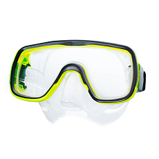 Маска для плавания SALVAS Geo Sr Mask CA175S1GYSTH, размер взрослый, желтая