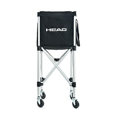 Тележка для теннисных мячей HEAD TT7003, на 125 мячей,с сумкой-переноской, складная, металл, черный