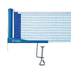 Сетка для наст. тенниса TORRES Hobby, TT5017 в компл. с мет. стойками, синяя