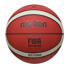 Мяч баск. MOLTEN B7G2000 р.7, FIBA Appr Level II, 12 пан., резина, бут.кам,нейл.корд,ор-беж-чер