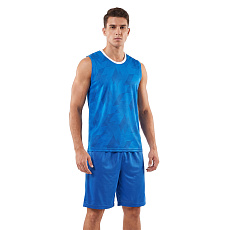 Форма баскетб. игровая TORRES Pro, B-1033-06-L, р.L, 100% полиэстер, васильковый