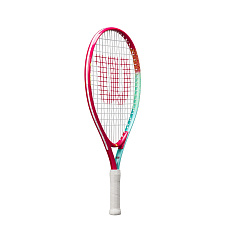 Ракетка б/т дет. Wilson Intrigue Jr 21, WR180510U, для дет.5-6лет, алюминий,со струн.,розово-бирюзов