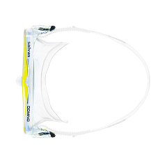 Маска для плавания SALVAS Domino Sr Mask CA150C1TGSTH, размер взрослый, желтая