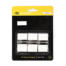 Овергрип NEVA SPORT, UOA2-101, упак. по 3 шт, 0.6 мм, 110см, белый