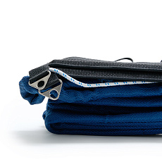 Сетка для пл.вол., FS-PV-№12, 8,5х1м,нить 3,5мм ПП,яч.10см.,верх,нижн ленты 7,5см.СИН.цв,кев.тр.