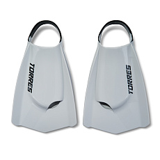 Ласты для бассейна профессиональные TORRES F03, SWF032401GR, р.EU 38-39 (S), серо-черный
