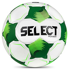 Мяч футб. SELECT Pioneer TB V26, 0865071005, р.5, FIFA Basic, 32п, ПУ, термосшивка, бело-зеленый