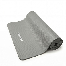 Коврик для йоги TORRES SOFT, YL10112, NBR(синт.каучук), толщина 1,2 см, серый