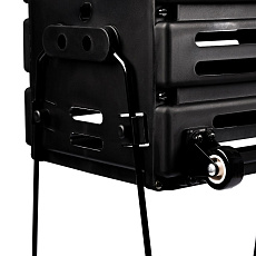 Корзина для теннисных мячей NEVA SPORT, UEA1, на 75 мячей, пластик, черный