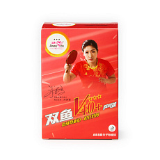 Мяч для настольного тенниса DOUBLE FISH 3***, V111F, ITTF Approved, 6шт., белый
