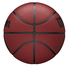 Мяч баск. WILSON NBA Forge Crimson BSKT, WTB8201XB06, р.6, PU, бутиловая камера, бордово-черный