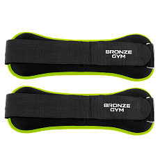 Утяжелители для ног и рук BRONZE GYM, 3 кг (1,5кг х 2), пара.