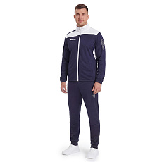 Костюм спорт. муж. MIKASA MT707/MT701-061-2XL, р. 2XL, 100% полиэстер, темносине-белый