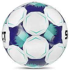 Мяч футб. SELECT Tempo TB V26, 0574071003, р.4, FIFA Basic, 32пан, ПУ, термосш, бело-сине-бирюзовый