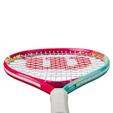 Ракетка б/т дет. Wilson Intrigue Jr 21, WR180510U, для дет.5-6лет, алюминий,со струн.,розово-бирюзов