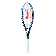 Ракетка б/т Wilson Ultra Power 105 Gr3, WR147010U3, для любит, графит, со струнами, темносин-бел