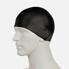 Шапочка для плав. SPEEDO Plain Molded Silicone Cap, 8-709849097, ЧЕРНЫЙ, силикон