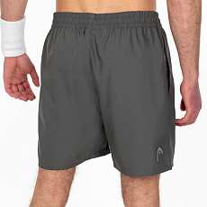 Шорты тренир. муж. HEAD Club Shorts M 811379-AN-2XL, р.2XL, 100% полиэстер, серый