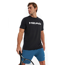 Футболка мужская HEAD Club Original T-Shirt M 811855-BK-2XL, р.2XL, хлопок,полиэстер,эластан,черный