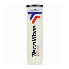 Мяч теннисный Tecnifibre X-One 4B, 60XONE364, уп.4шт, одобр. ITF, войлок, нат.резина,желтый
