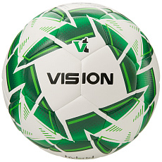 Мяч футзал. VISION MISSION, FS325114 р.4, 32 п. PU, 4 подкл.сл, гибрид.,бело-зелен