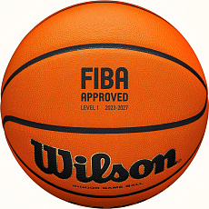 Мяч баск. WILSON Evo Nxt, WTB0965XB, р.7, FIBA Approved, микрофибра, бутил. камера, коричневый