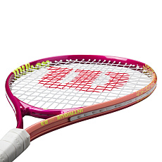 Ракетка б/т дет. Wilson Intrigue Jr 23, WR180410U, для детей 7-8лет, алюминий,со струнами, фуксия