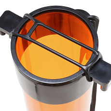 Тубус для сбора мячей BULLPADEL 458541, пластик, оранжево-черный