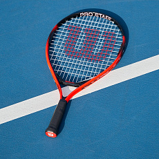 Ракетка б/т дет. Wilson Pro Staff Precision Jr 25, WR117910H, алюминий, для дет  8-10лет, красн-черн