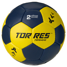 Мяч ганд. TORRES Training, H32452, р.2, ПУ, 4 подкл. слоя, руч. сшивка, мультиколор