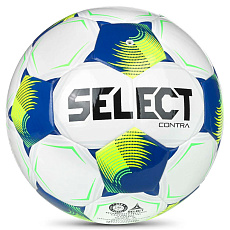 Мяч футб. SELECT Contra DB V26, 0853171012, р.3, 32 пан, ПУ, гибрид.сш,бело-желто-синий