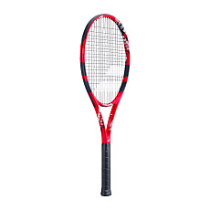 Ракетка б/т BABOLAT Evoke Team Gr2, 121269, для любит., графит,со струнами, красно-черный