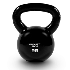 Гиря BRONZE GYM в виниловой оболочке 28 кг