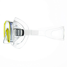 Маска для плавания SALVAS Domino Sr Mask CA150C1TGSTH, размер взрослый, желтая