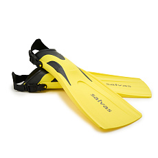 Ласты для плавания SALVAS Hazard Plus Fin BA160SMGGSTS, размер S/M, желтые
