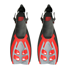 Ласты для плавания SALVAS Tonic Dive, BA190LXR1STS, размер L/XL, красные