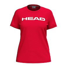 Футболка женская HEAD Club Original T-Shirt W 814845-RD-XL, р.XL, хлопок, полиэстер, эласта, красный
