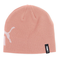 Шапка подр. PUMA Ess No 1 Logo Cuffless Beani Youth, 02569702, акрил, полиамид, эластан, персиковый
